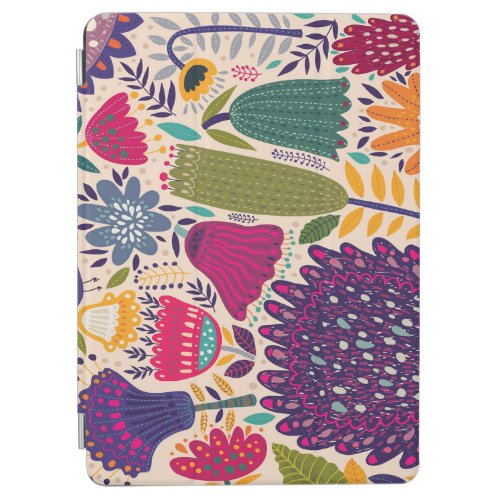 Tropical garden spring pattern collection iPad air cover