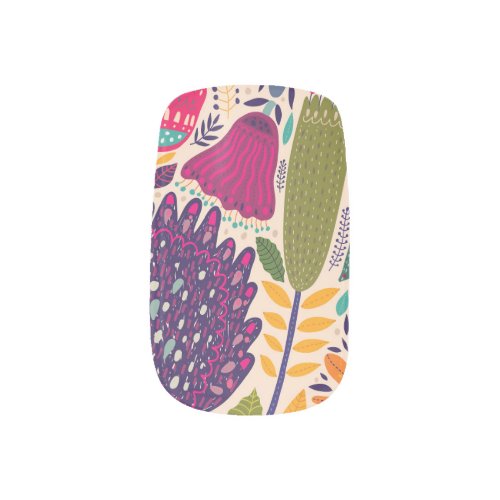 Tropical garden spring pattern collection minx nail art