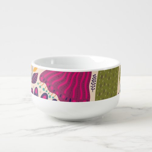 Tropical garden spring pattern collection soup mug