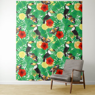 Tropical garden tapestry