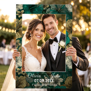 Tropical Garden Wedding Instagram Photo Prop Selfie Frame