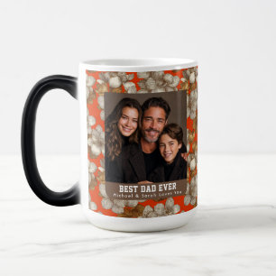 Tropical Gardenias Flower Pop Photo Custom Travel Color Morph Mug