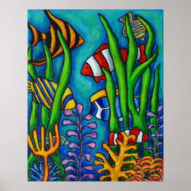 Tropical Gems by Lisa Lorenz Poster (Front)