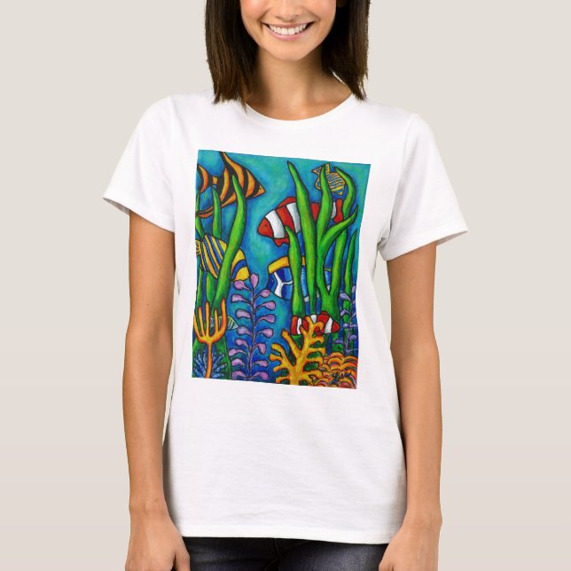 Tropical Gems by Lisa Lorenz T-Shirt (Front)