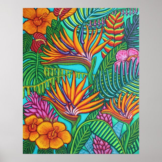 Tropical Gems Poster-Print Poster (Front)