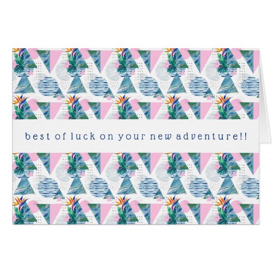 Tropical Geometric Pattern Cards (Front Horizontal)