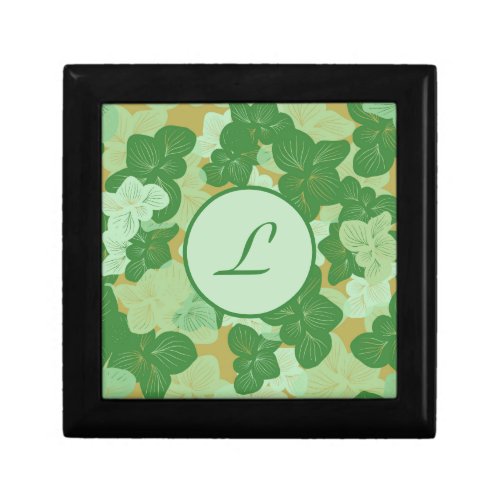 Tropical Gingko Leaf Pattern Gift Box