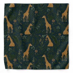 Tropical Giraffe Hangout Bandana