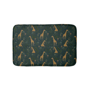 Tropical Giraffe Hangout Bath Mat