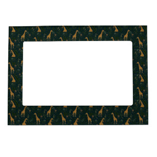 Tropical Giraffe Hangout Magnetic Frame