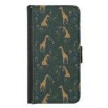 Tropical Giraffe Hangout Samsung Galaxy S5 Wallet Case