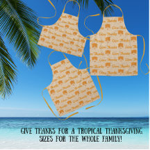 Tropical Give Thanks Thanksgiving Palm