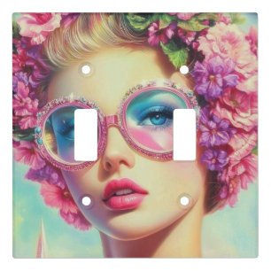 Tropical Glamour Queen Light Switch Cover