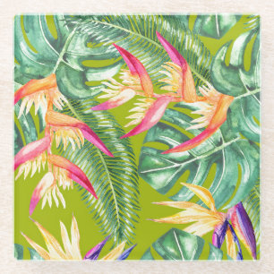 Tropical Glass Coaster
