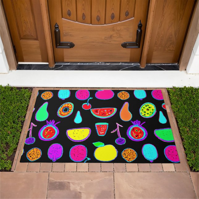 Tropical Glow Explosion Doormat (Outdoor)