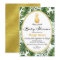 Tropical Gold Pineapple Baby Shower Invitation