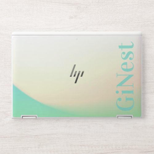 Tropical Gradient Ombre Green Yellow Business HP Laptop Skin
