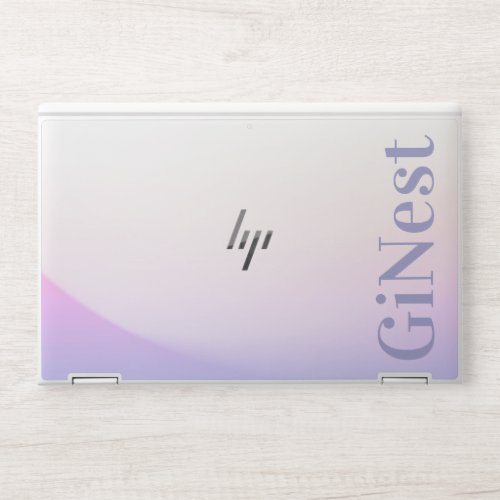 Tropical Gradient Ombre Purple Mist Business HP Laptop Skin