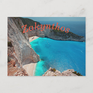 Tropical Greek Island Postcard