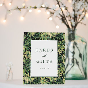 Tropical Green Botanical Gratitude Foam Board