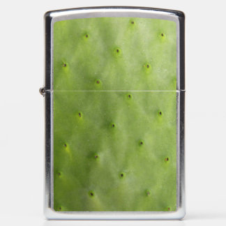 Tropical Green Cactus Photo Zippo Lighter