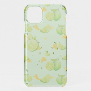 Tropical Green Citrus SUMMER Orange lemon Slice iPhone 11 Case
