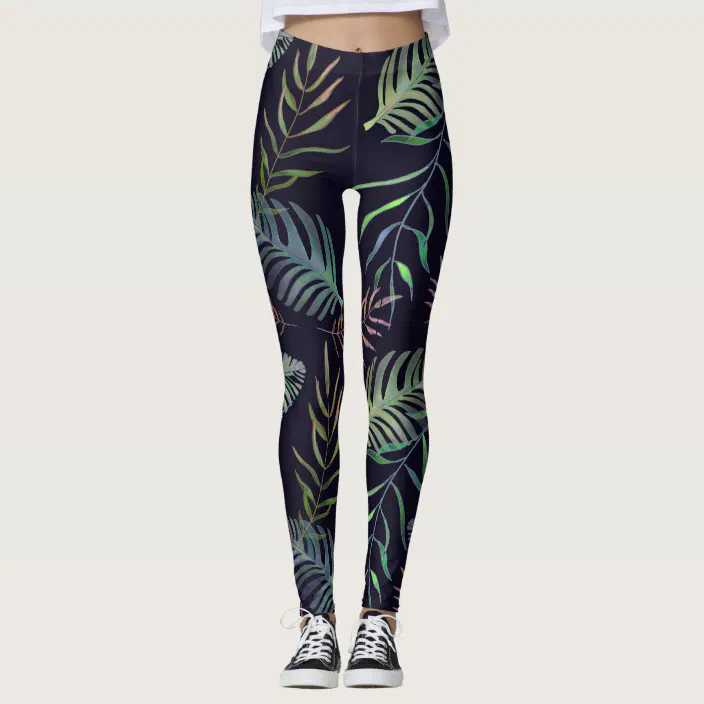 Palm leaf leggings Clearance