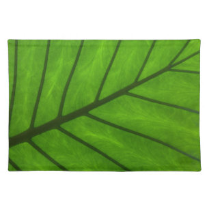 Tropical Green Leaf Place Mat