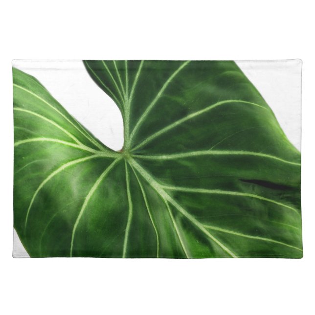 Tropical Green Leaf Placemat (Front)