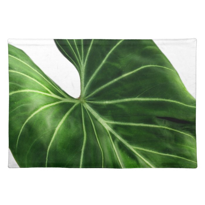 Tropical Green Leaf Placemat
