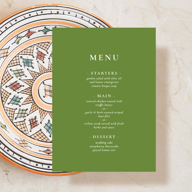 Tropical Green Menu (Creator Uploaded)