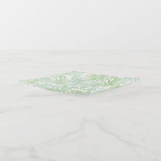 Tropical Green Palm Leaf Trinket Tray