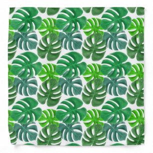 Tropical Green Palms Bandana
