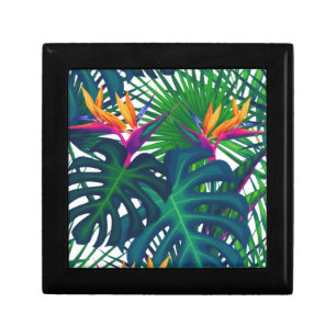 Tropical Greenery Jungle Leaves Paradise  Gift Box