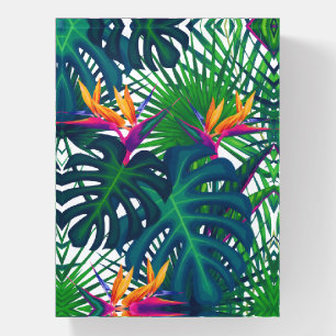 Tropical Greenery Jungle Leaves Paradise Paperweight