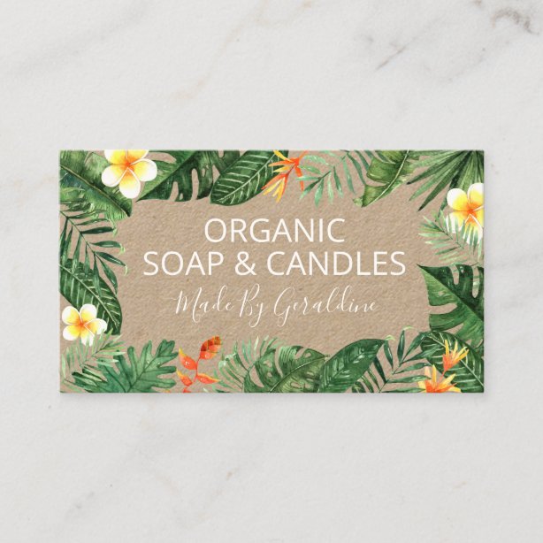 Handmade Soap Business Cards Business Card Printing Zazzle