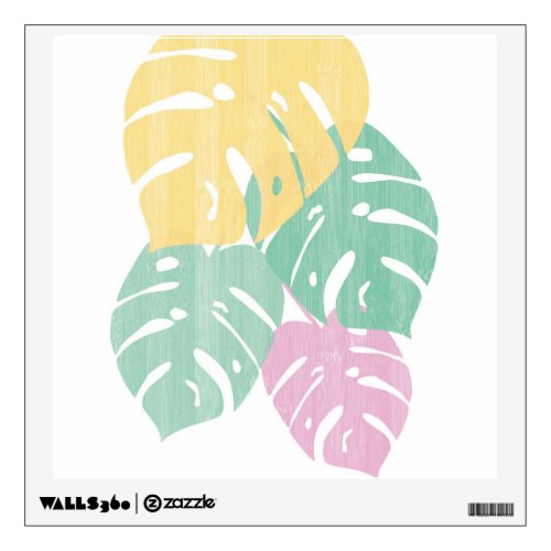 Tropical Greenery _ Monstera Leaves Wall Decal