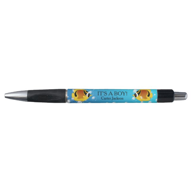 Tropical Halfmoon Butterflyfish Exotic Sealife Pen (Front)