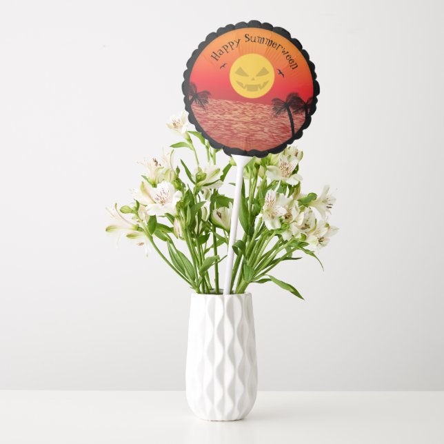 Tropical Halloween Balloon (Vase)