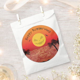 Tropical Halloween Favor Bag