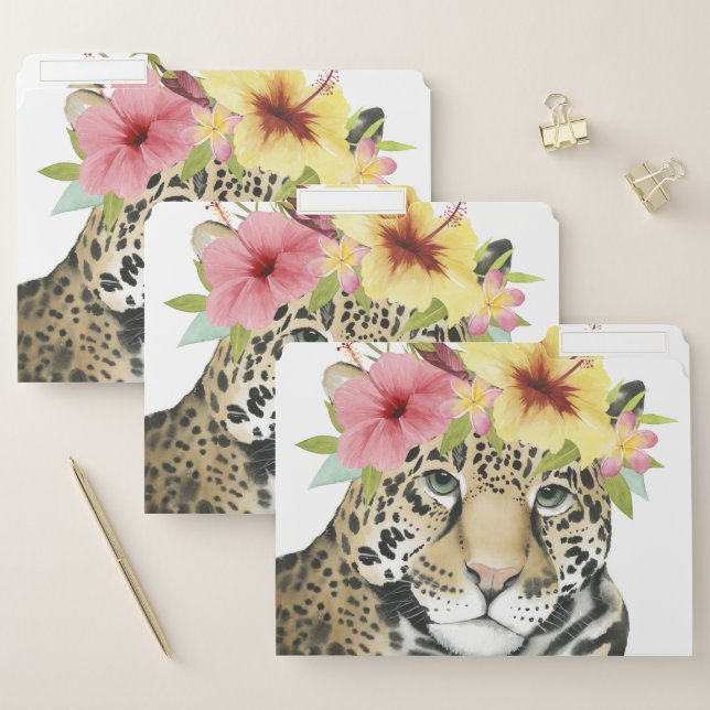 Tropical Halo | Sweet Cheetah File Folder (Set)