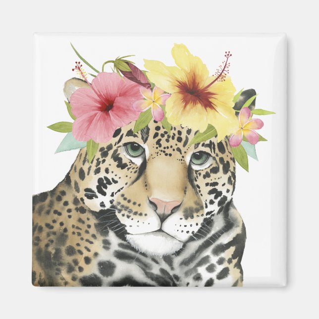 Tropical Halo | Sweet Cheetah Magnet (Front)