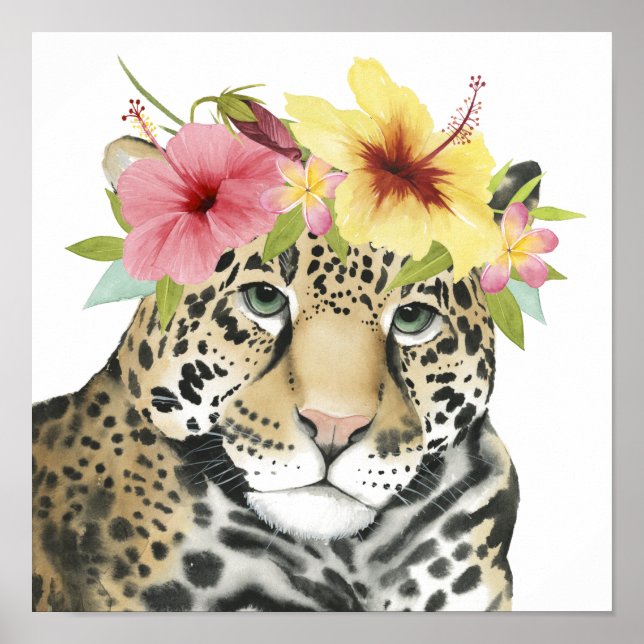 Tropical Halo | Sweet Cheetah Poster (Front)