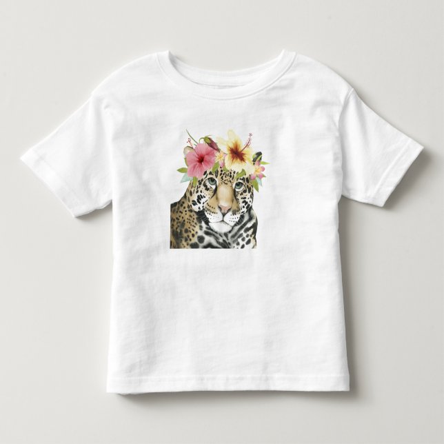 Tropical Halo | Sweet Cheetah Toddler T-shirt (Front)