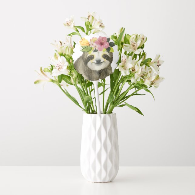 Tropical Halo | Sweet Sloth Balloon (Vase)