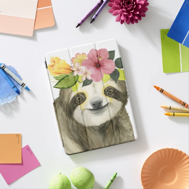 Tropical Halo | Sweet Sloth iPad Pro Cover (Desk)