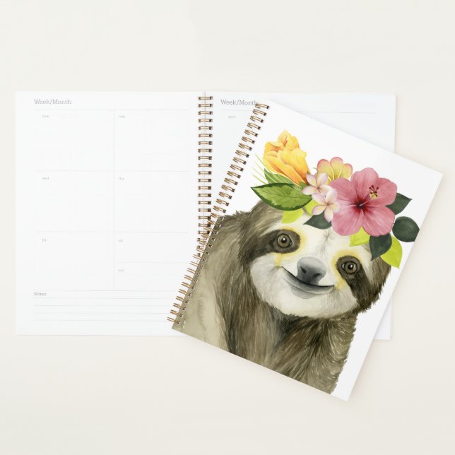 Tropical Halo | Sweet Sloth Planner (Display)