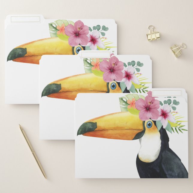Tropical Halo - Toucan File Folder (Set)