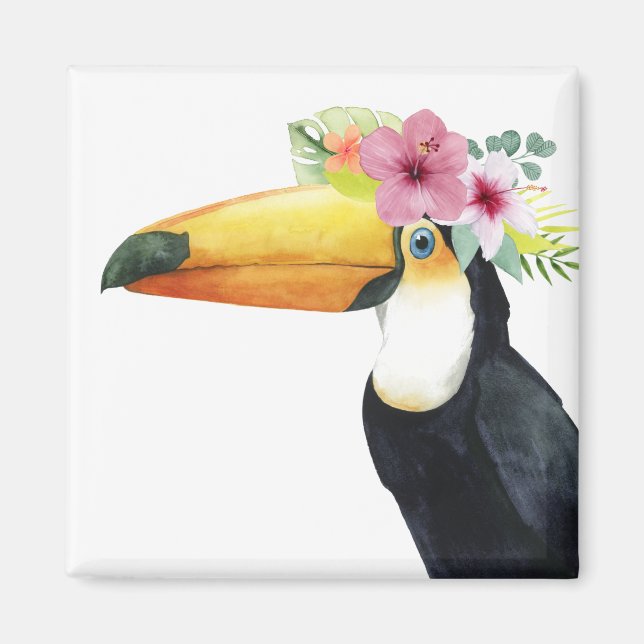 Tropical Halo - Toucan Magnet (Front)