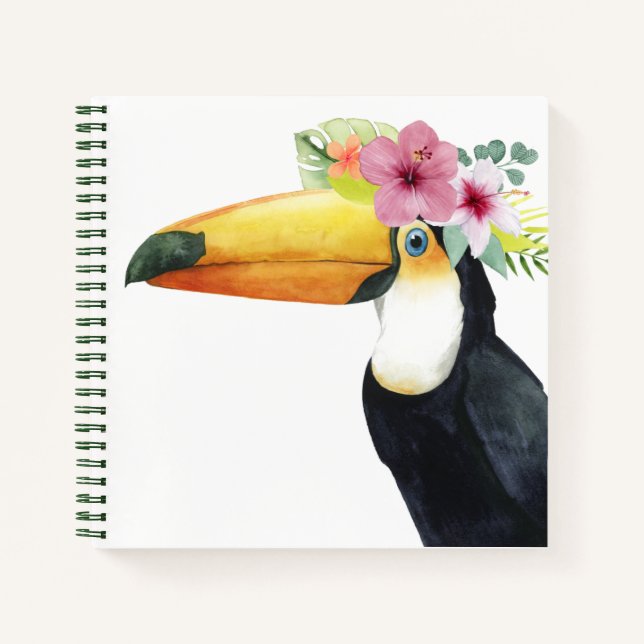 Tropical Halo - Toucan Notebook (Front)